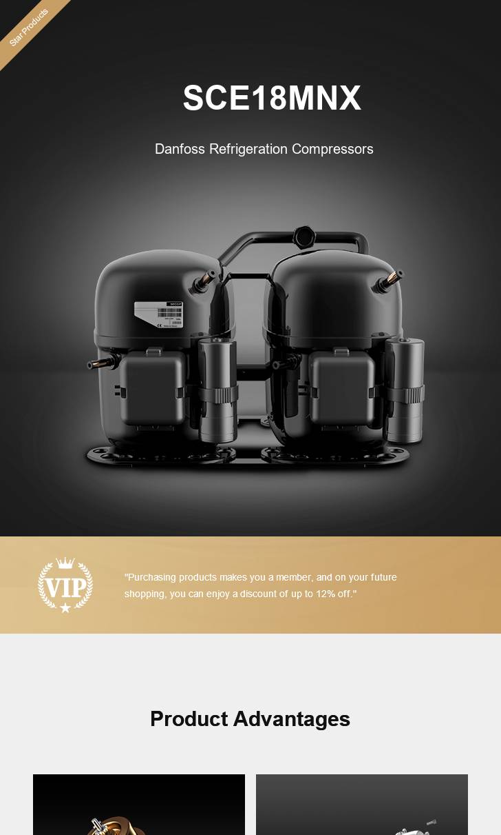 Danfoss Compressor SCE18MNX, technical parameters pdf, structure diagram